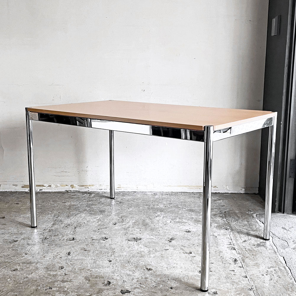 【自由が丘店】USMハラー USM Haller モジュラーファニチャー Modular Furniture ハラーテーブル ワークデスク ナチュラル ビーチ材 天板 買取させていただきました。