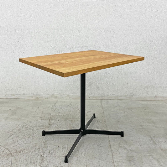 グリニッチ greeniche カフェテーブル Cafe Table レッドオーク無垢材 Xレッグ 店舗什器 ナチュラル 参考価格49,500円 〓