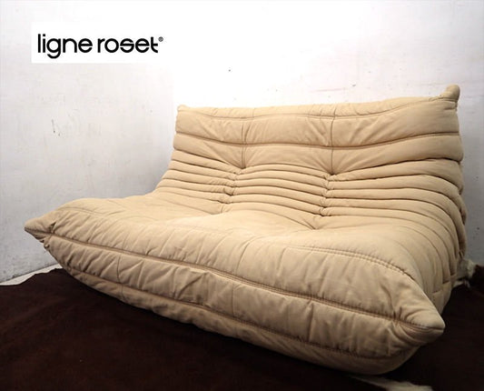 ligne roset  リーンロゼ トーゴ TOGO 2人掛け ソファ	フランス　●