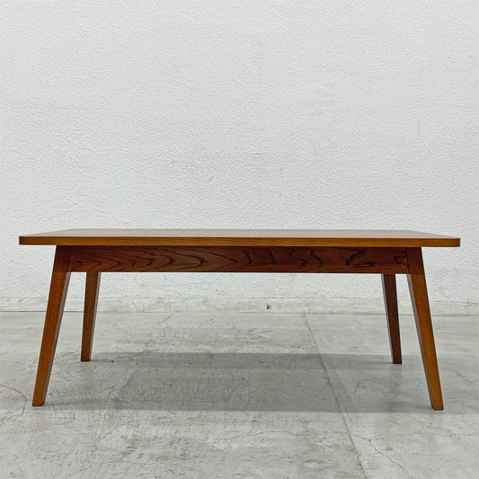 パシフィックファニチャーサービス P.F.S. ローテーブル DH TEA TABLE Sサイズ ナラ材 ダークブラウン 定価52,800円 美品 〓