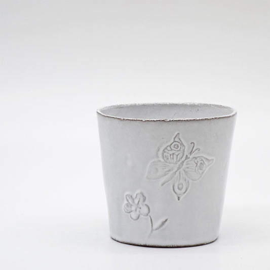 アスティエ・ド・ヴィラット Astier de Villatte フルール Fleurs カップ タンブラー 蝶 スズラン フランス A ●