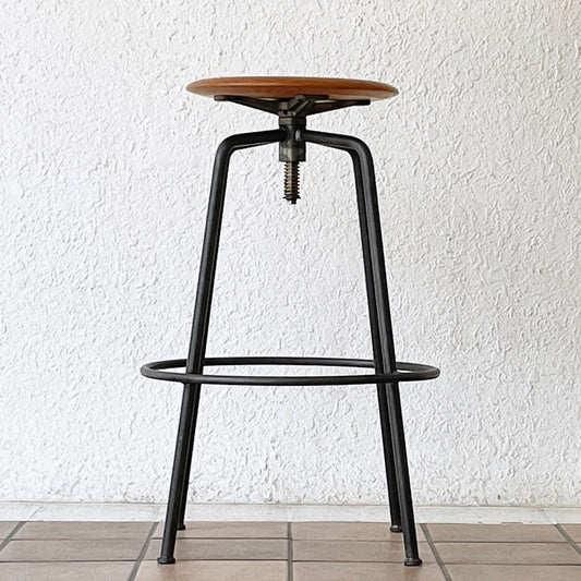 トラックファニチャー TRUCK FURNITURE スット SUTTO ハイスツール HIGH STOOL オーク無垢材シート 定価63800円 ◇