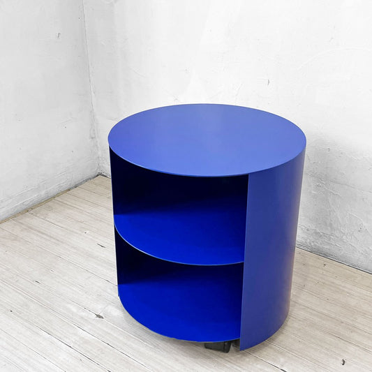 ヘム HEM ハイドサイドテーブル HIDE SIDE TABLE ストレージボックス スチール ウルトラマリンブルー Karoline Fesser スウェーデン モダン ★