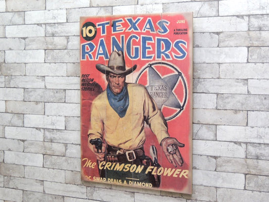 テキサスレンジャーズ TEXAS RANGERS ウッドパネル ウォールデコ 壁掛け パイン材 アメリカ製 ●