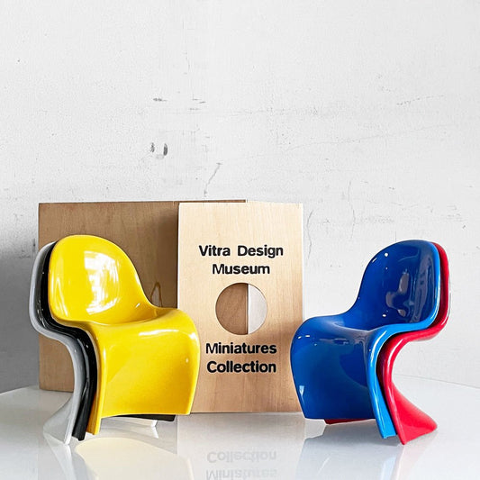 ヴィトラデザインミュージアム Vitra Design Museum ミニチュアコレクション パントンチェア Panton 5点セット ヴァーナー・パントン Verner Panton ミッドセンチュリー 箱付き ■