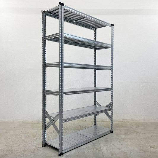 メタルシステム METALSISTEM スーパー123 SUPER123 シリーズ スチールシェルフ TIER STEEL SHELF 6段 ストレージシステム 収納棚 イタリア製  インダストリアル 工業系 定価59,200円 〓