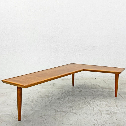 パシフィックファニチャーサービス P.F.S ラダーティーテーブル RUDDER TEA TABLE コーヒーテーブル 樺材 オーダーサイズW140cm 参考価格60,500～ 〓